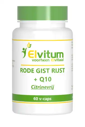 De Online Drogist Elvitum rode gist q10 vegicaps 60cp aanbieding