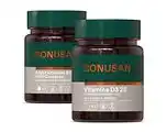 De Online Drogist Bonusan b12 actief 1000mcg + vitamine d3 25mcg/1000 ie - combiset 2 stuks aanbieding