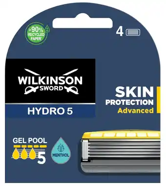 De Online Drogist Wilkinson sword hydro 5 scheermesjes skin protection advanced 4st aanbieding