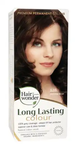 De Online Drogist Hennaplus 5.35 chocolate brown long lasting colours 100ml aanbieding