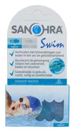 De Online Drogist Sanohra oordopjes zwemmen 2st aanbieding
