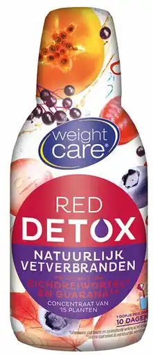 De Online Drogist Weight care red detox 500ml aanbieding