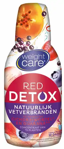 De Online Drogist Weight care red detox 500ml aanbieding