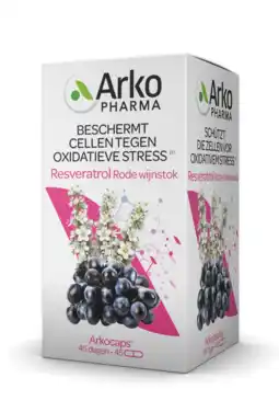 De Online Drogist Arkocaps resveratrol rode wijnstok polygonum 45cp aanbieding