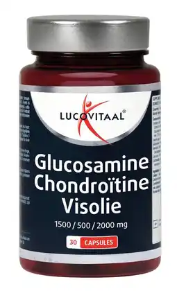 De Online Drogist Lucovitaal glucosamine chondroïtine visolie capsules 30cp aanbieding