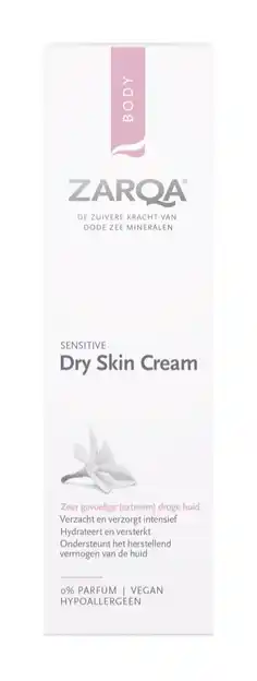 De Online Drogist Zarqa dry skin cream sensitive 200ml aanbieding