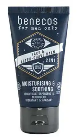 De Online Drogist Benecos face & after-shave balm 50ml aanbieding