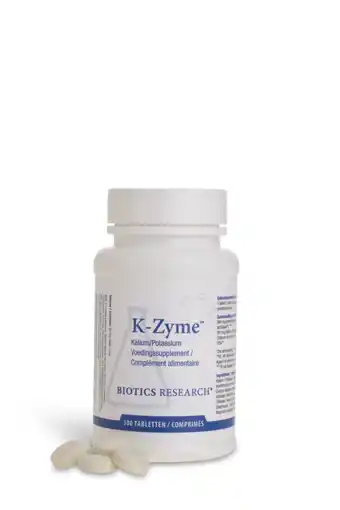 De Online Drogist Biotics k-zyme (kalium 99mg) tabletten 100tb aanbieding