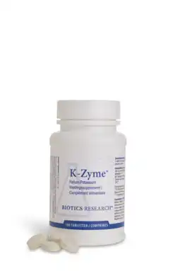 De Online Drogist Biotics k-zyme (kalium 99mg) tabletten 100tb aanbieding