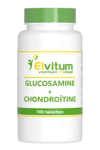 De Online Drogist Elvitum glucosamine chondroïtine tabletten 100tb aanbieding