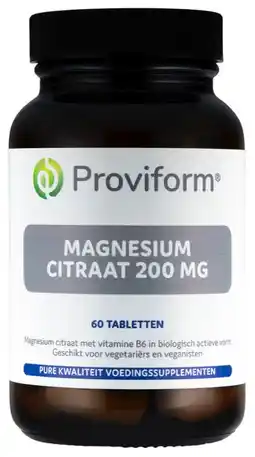 De Online Drogist Proviform magnesiumcitraat 200mg 60tb aanbieding