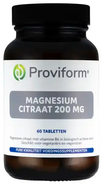 De Online Drogist Proviform magnesiumcitraat 200mg 60tb aanbieding