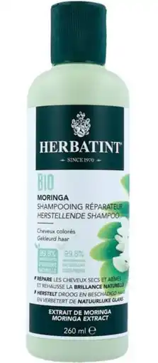 De Online Drogist Herbatint moringa repair shampoo 260ml aanbieding
