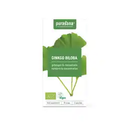 De Online Drogist Purasana ginkgo biloba capsules 70vcp aanbieding