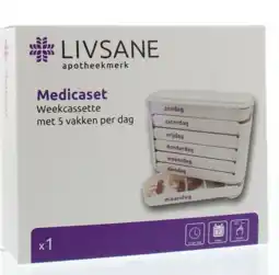 De Online Drogist Livsane medicaset medicijnenbox wit 1st aanbieding