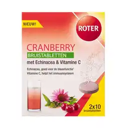 De Online Drogist Roter cranberry bruistabletten 20st aanbieding