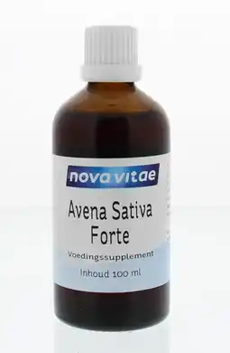 De Online Drogist Nova vitae avena sativa forte tinctuur 100ml aanbieding