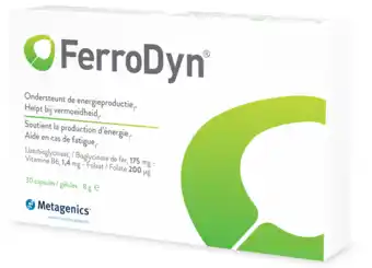 De Online Drogist Metagenics ferrodyn capsules 30cp aanbieding