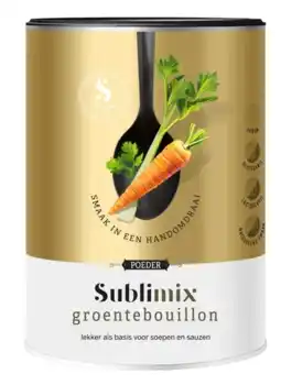 De Online Drogist Sublimix groentebouillon 540gr aanbieding