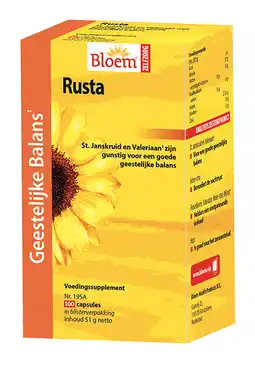 De Online Drogist Bloem rusta capsules 100cp aanbieding