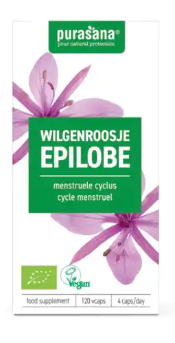 De Online Drogist Purasana biologische wilgenroosje 230mg 120cp aanbieding