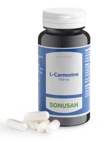 De Online Drogist Bonusan l-carnosine 200 mg capsules 60cp aanbieding