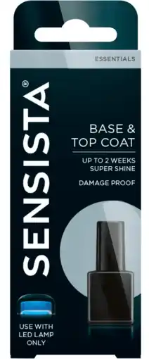 De Online Drogist Sensista base & topcoat 7.5ml aanbieding