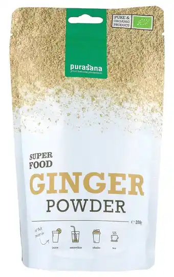 De Online Drogist Purasana gember poeder 200gr aanbieding