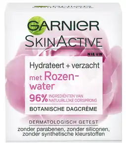 De Online Drogist Garnier skinactive face botanische dagcrème met rozenwater 50ml aanbieding