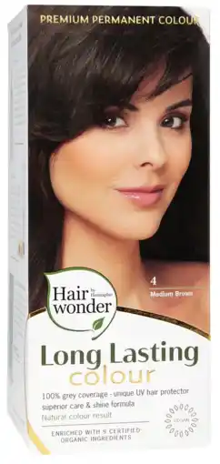 De Online Drogist Hennaplus 4.00 medium brown long lasting colours 100ml aanbieding