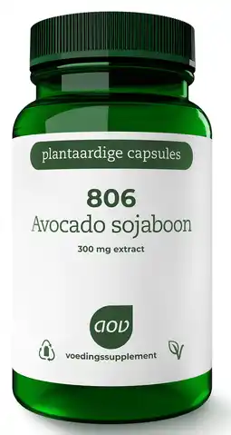 De Online Drogist Aov 806 avocado sojabonen-extract 300mg vegacaps 60vcp aanbieding