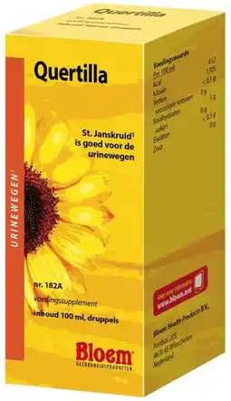 De Online Drogist Bloem quertilla druppels 100ml aanbieding