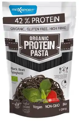 De Online Drogist Maxsport black bean spaghetti 200gr aanbieding