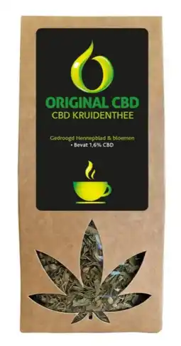 De Online Drogist Deonlinedrogist.nl cbd kruidenthee 40gr aanbieding