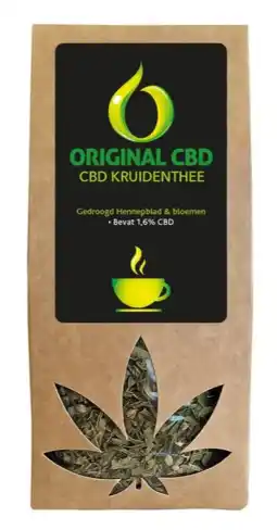 De Online Drogist Deonlinedrogist.nl cbd kruidenthee 40gr aanbieding