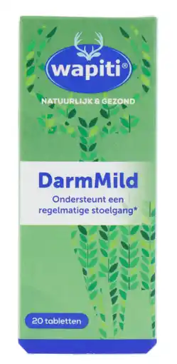 De Online Drogist Wapiti darmmild tabletten 20tb aanbieding
