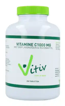 De Online Drogist Vitiv vitamine c 1000mg tabletten 250tb aanbieding