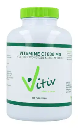 De Online Drogist Vitiv vitamine c 1000mg tabletten 250tb aanbieding