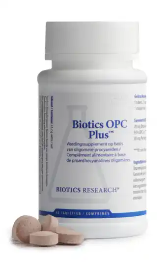 De Online Drogist Biotics opc plus tabletten 60tb aanbieding