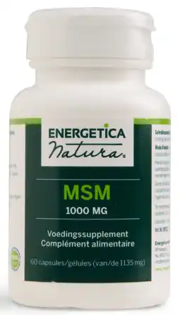 De Online Drogist Energetica natura msm 1000mg capsules 60cp aanbieding