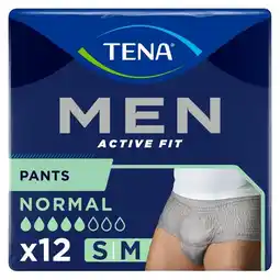 De Online Drogist Tena men active fit normal slips s/m 12st aanbieding