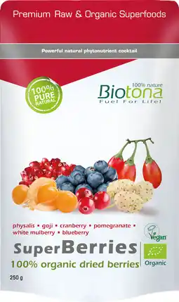 De Online Drogist Biotona superberries 250gr aanbieding