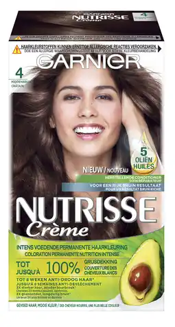 De Online Drogist Garnier crème permanente haarverf 4 middenbruin 1st aanbieding