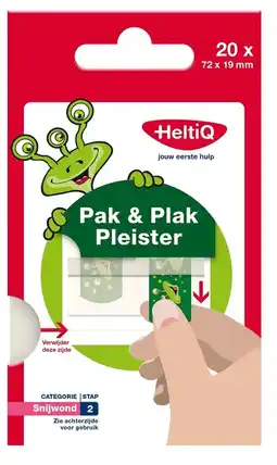 De Online Drogist Heltiq pak & plak pleister groen 20st aanbieding