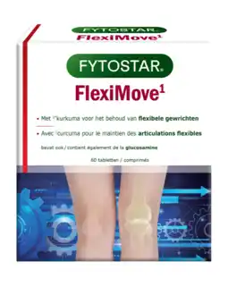 De Online Drogist Fytostar fleximove high-curcumine & glucosamine tabletten 60tb aanbieding