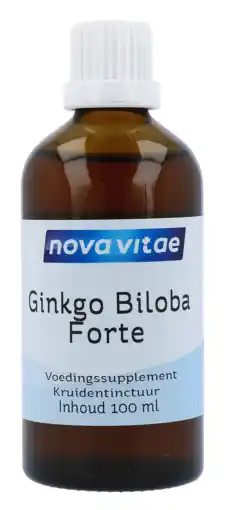 De Online Drogist Nova vitae ginkgo biloba forte tinctuur 100ml aanbieding