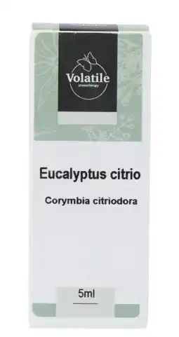 De Online Drogist Volatile citroen eucalyptus (eucalyptus citriodora) 5ml aanbieding