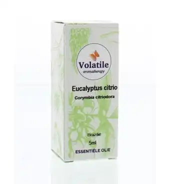 De Online Drogist Volatile citroen eucalyptus (eucalyptus citriodora) 5ml aanbieding