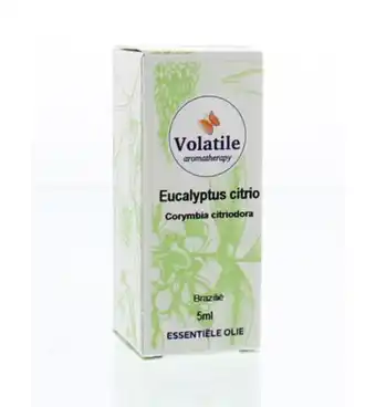 De Online Drogist Volatile citroen eucalyptus (eucalyptus citriodora) 5ml aanbieding