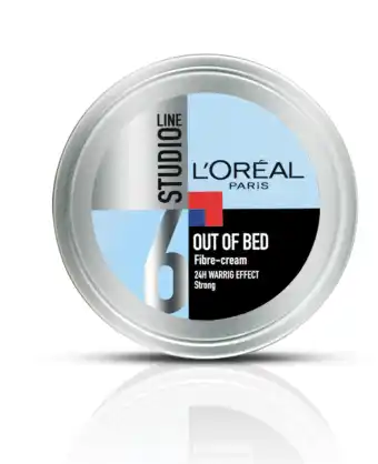 De Online Drogist L'oréal paris studio line out of bed fibre cream 150ml aanbieding